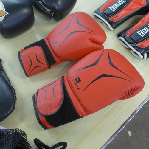 2299 - Sparring gear including gloves, pads, belt, etc.