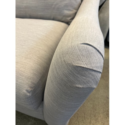 1531 - A grey upholstered love seat