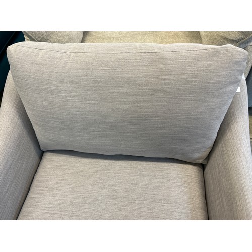 1531 - A grey upholstered love seat