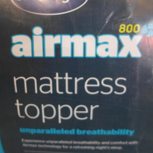 3007 - Silentnight Airmax 800 Kingsize Mattress Topper (306-343) * This lot is subject to VAT