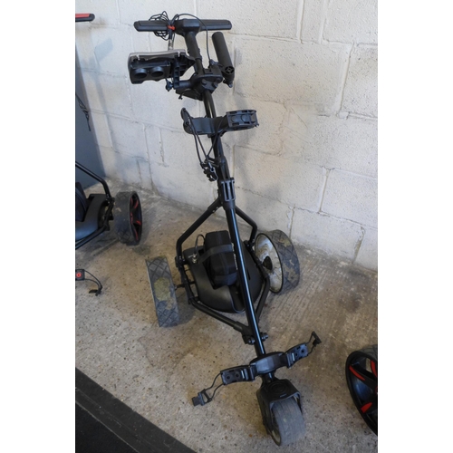 3011 - Ben Sayers electric golf trolley with battery and charger (requires attention)