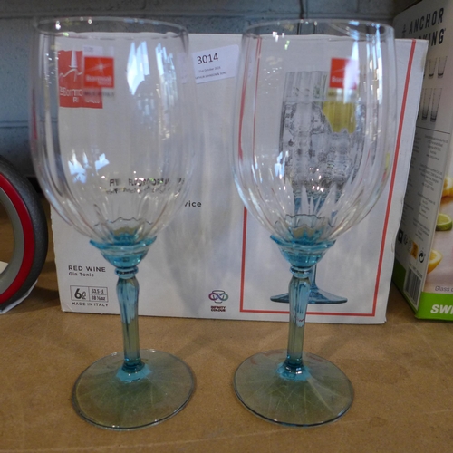 3014 - Florian Wine Glasses (306-227) * This lot is subject to VAT