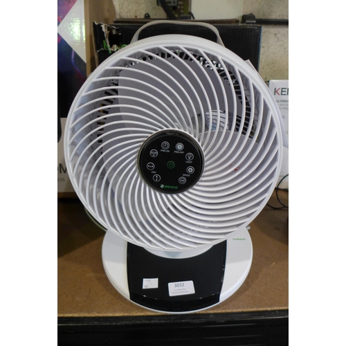 3032 - Meaco Air Circulator with Remote (306-59) * This lot is subject to VAT