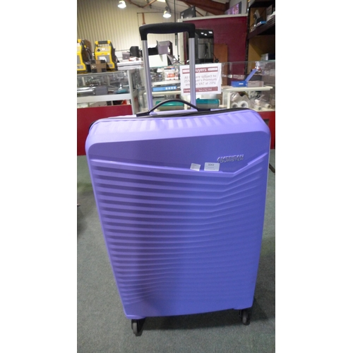 3043 - American Tourister Jetdriver Large 79cm 4 Wheel Spinner Hardside Case - Lilac (306-335) * This lot i... 