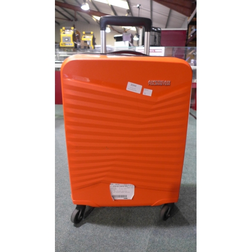 3044 - American Tourister Jetdriver Carryon 55cm 4 Wheel Spinner Hardside Case - Orange (306-218) * This lo... 