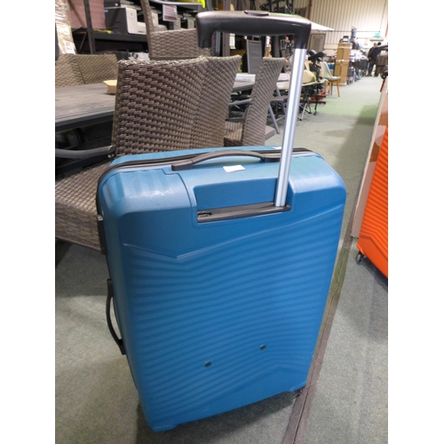 3067 - American Tourister Jetdriver Large 79cm 4 Wheel Spinner Hardside Case - Teal - Damaged Handle (306-9... 