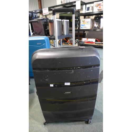 3072 - American Tourister Jetdriver Large 79cm 4 Wheel Spinner Hardside Case - Black (306-93) * This lot is... 