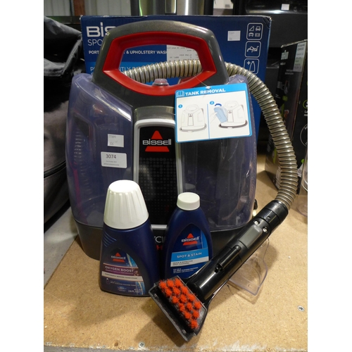 3074 - Bissell Spot Cleaner (model:- 36981), original RRP £99.99 + VAT (306-94) * This lot is subject to VA... 