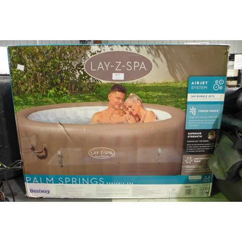 3077 - Lay-Z-Spa Inflatable Hot Tub, original RRP £329.99 + VAT   (306-125) * This lot is subject to VAT