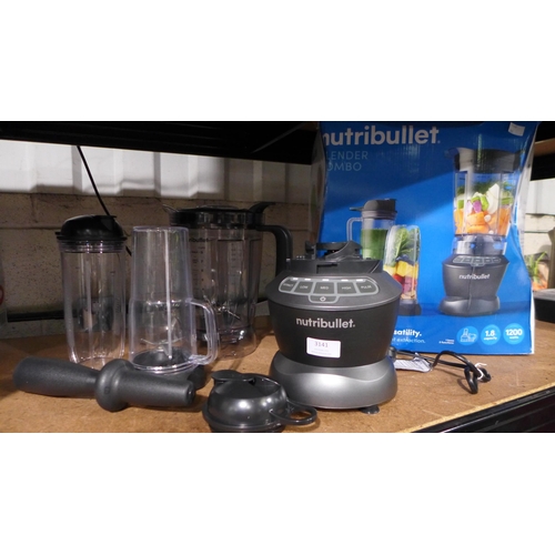 3141 - Nutribullet  Combo Blender (306-50) * This lot is subject to VAT