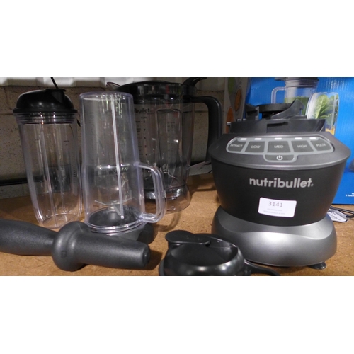 3141 - Nutribullet  Combo Blender (306-50) * This lot is subject to VAT