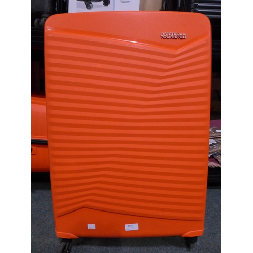 3150 - American Tourister Jetdriver Large 79cm 4 Wheel Spinner Hardside Case - Missing Wheel - (306-243) * ... 