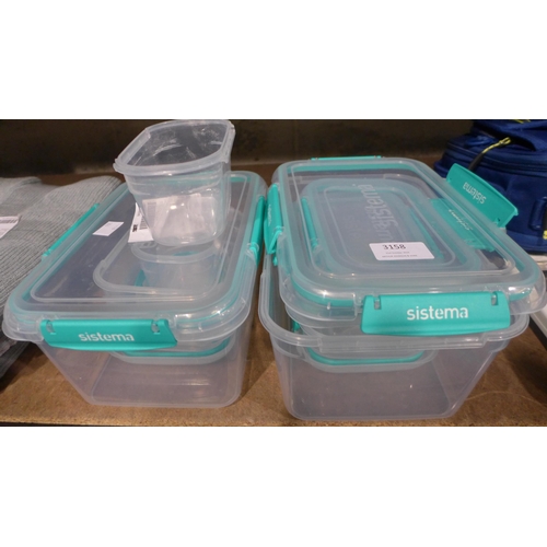 3158 - Sistema Lockable Storage Containers (306-254,255,253) * This lot is subject to VAT