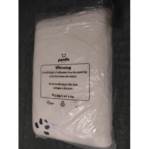 3161 - Panda Memory Foam Pillow Bamboo Cover (306-354) * This lot is subject to VAT