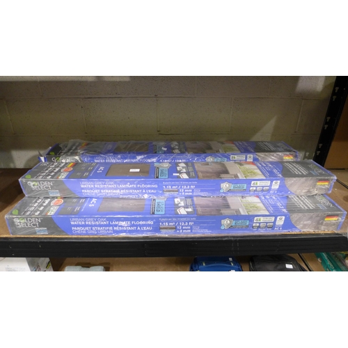 3170 - 5 Packs Of Laminate Flooring (Urban Grey Oak) (306-358) * This lot is subject to VAT