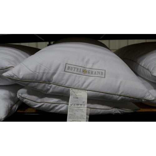 3194 - Hotel Grand Down Roll Jumbo Pillows (306-407) * This lot is subject to VAT