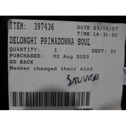 3199 - Delonghi Primadonna Soul Coffee Machine (model:- ECAM610.55.SB), original RRP £799.99 + VAT (306-67)... 