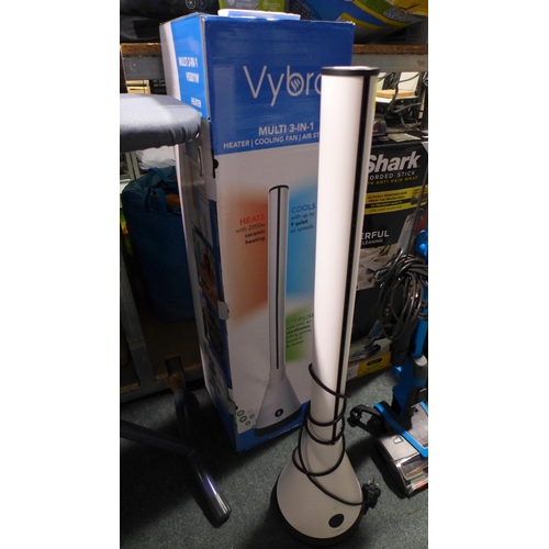 3210 - Vybra 3-In-1 White Heater With Remote, original RRP £119.99 + VAT (306-361) * This lot is subject to... 