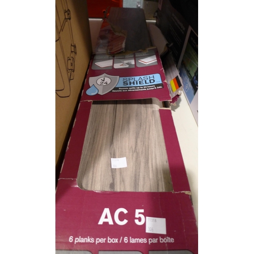 3221 - Pack Of Laminate Flooring (Grey Walnut) (306-8) * This lot is subject to VAT