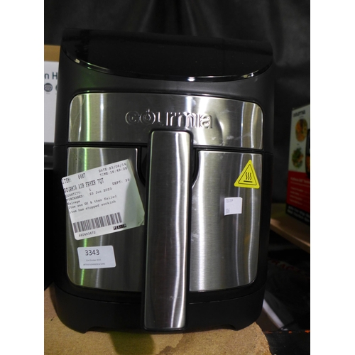 3343 - Gourmia Air Fryer (7QT) (306-146) * This lot is subject to VAT