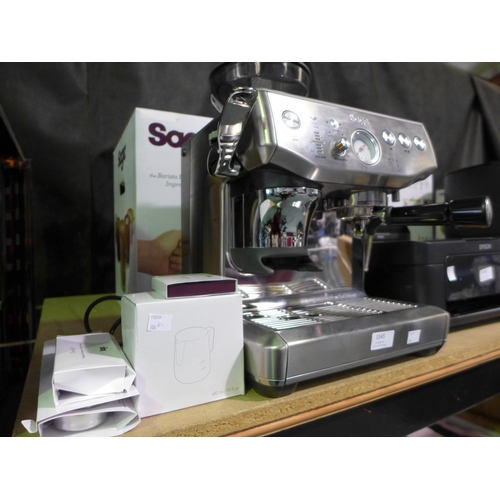 3345 - Sage Barista Impress Coffee Machine (model:- SES876BST4GUK1), original RRP £539.99 + VAT (306-173) *... 