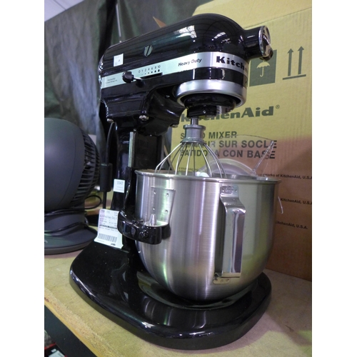 3347 - Kitchenaid Heavy Duty 4.8l Black Stand Mixer, original RRP £316.66 + VAT (306-178) * This lot is sub... 