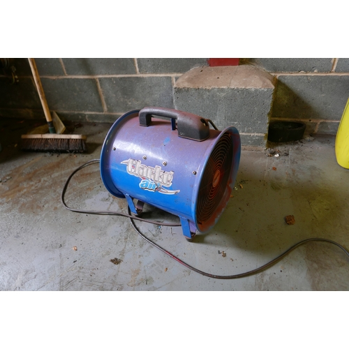 9 - A Clarke 230V portable air ventilator fan. Item is offered for sale in situ at Strelley, Nottingham.... 