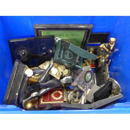 1078 - A collection of football trophies **PLEASE NOTE THIS LOT IS NOT ELIGIBLE FOR POSTING AND PACKING**