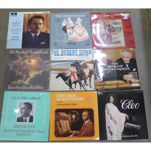 1079 - A collection of LP records including The Shadows, Cleo Laine, musicals and classical, etc. **PLEASE ... 