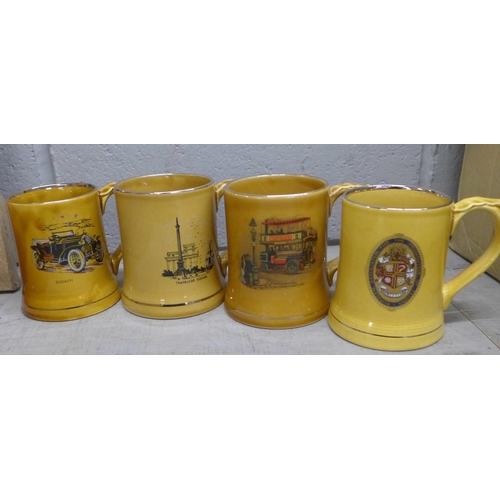 1113 - Twenty-five Wade Tankards mainly transport related **PLEASE NOTE THIS LOT IS NOT ELIGIBLE FOR POSTIN... 