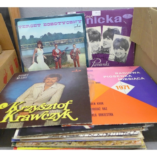 1117 - A collection of Polish vinyl records, 38 LPs and three 10