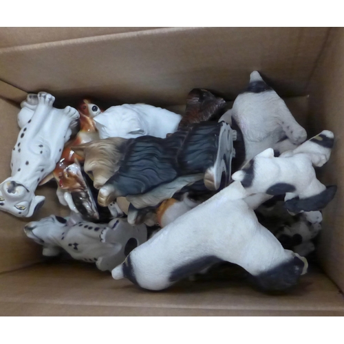 1140 - A collection of approximately one hundred figures of dogs (3 boxes) **PLEASE NOTE THIS LOT IS NOT EL... 