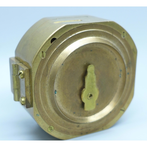 618 - A brass Natural Sine compass