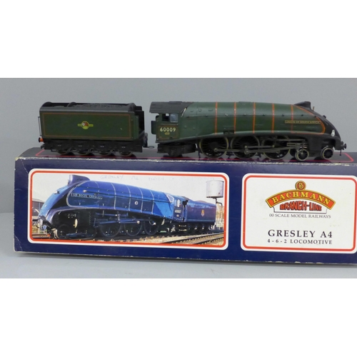 621 - A Bachmann OO gauge locomotive and tender, 31-951A Class A4 4-6-2 6009 Union of South Africa, in ass... 