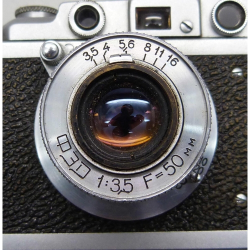 651A - A Russian camera, Dzerzhinsky, 1=3,5 F=50mm