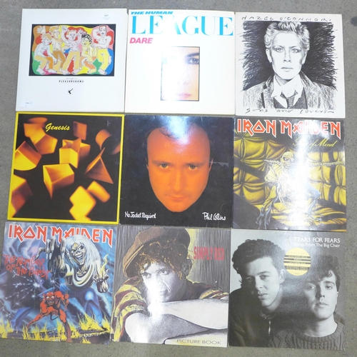 667 - Twelve 1980s LP records including Frankie Goes To Hollywood double album and The Human League Dare