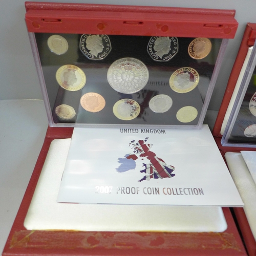 677 - Eight Royal Mint UK coin sets