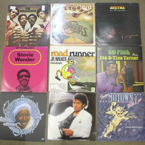 691 - Twelve soul and Motown LP records