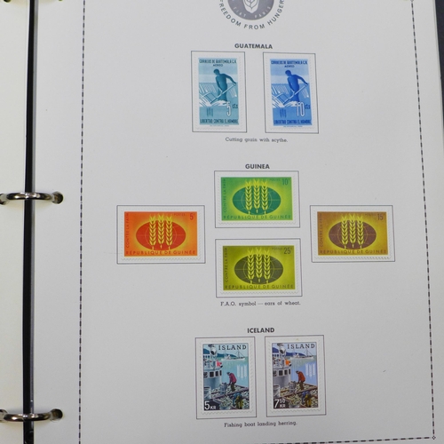 692 - Stamps; four albums of stamps