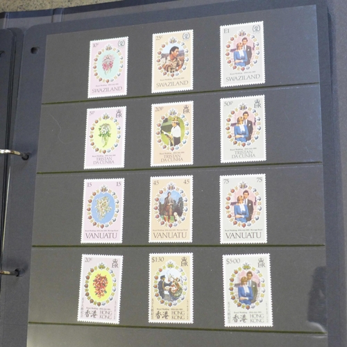 692 - Stamps; four albums of stamps