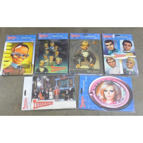 786 - A collection of Captain Scarlet, Star Trek and Thunderbirds toys, etc., mainly boxed