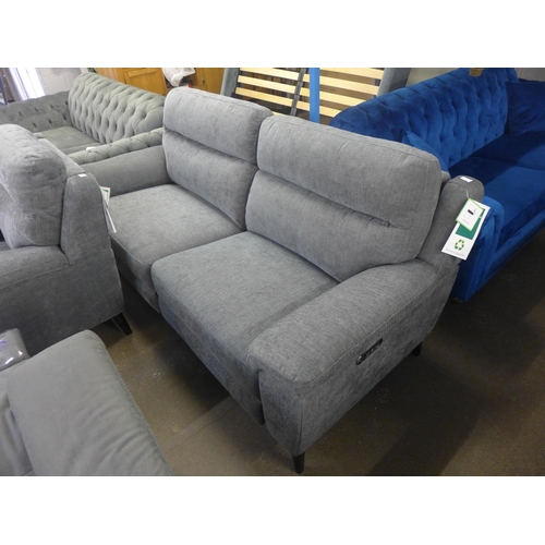 1331 - A Grace charcoal fabric 2 seater recliner sofa, original RRP £874.99 +VAT (4188-12) *This lot is sub... 