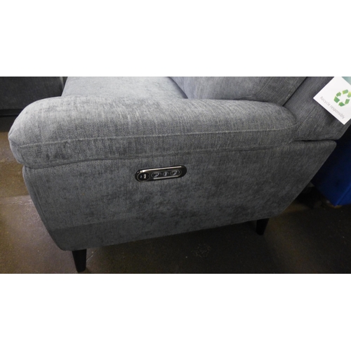 1331 - A Grace charcoal fabric 2 seater recliner sofa, original RRP £874.99 +VAT (4188-12) *This lot is sub... 