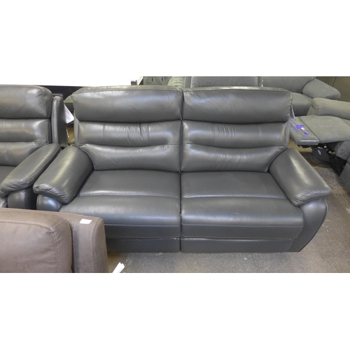 1335 - A Fletcher 2.5 seater leather power recliner sofa, original RRP £1124.99 +VAT (4188-8) *This lot is ... 