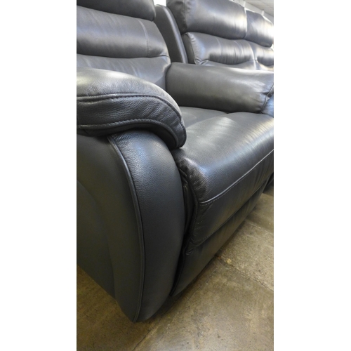 1336 - A Fletcher leather power recliner armchair, original RRP £624.99 +VAT (4188-10) *This lot is subject... 