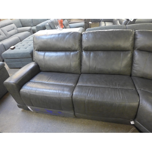 1355 - A Gilman Creek Lauretta leather corner sofa, original RRP £1999.99 +VAT (4188-22) *This lot is subje... 