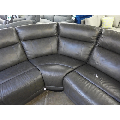 1355 - A Gilman Creek Lauretta leather corner sofa, original RRP £1999.99 +VAT (4188-22) *This lot is subje... 