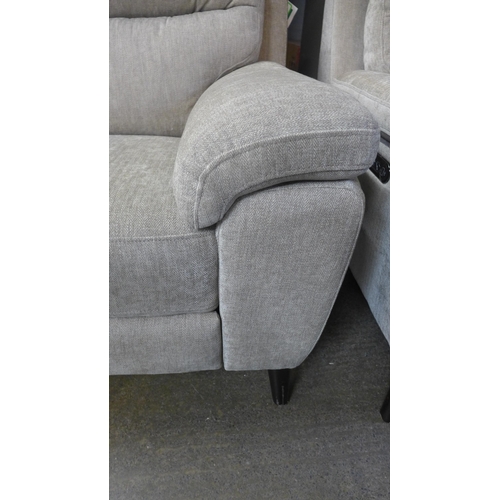 1482 - A Grace mink fabric large 2 Seater recliner sofa, original RRP £874.99 +VAT (4188-15) *This lot is s... 