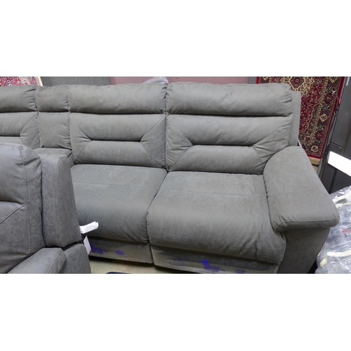 1493 - A Justin grey sectional reclining sofa , original RRP £1499.99 + VAT (4189-29) *This lot is subject ... 