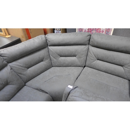 1493 - A Justin grey sectional reclining sofa , original RRP £1499.99 + VAT (4189-29) *This lot is subject ... 